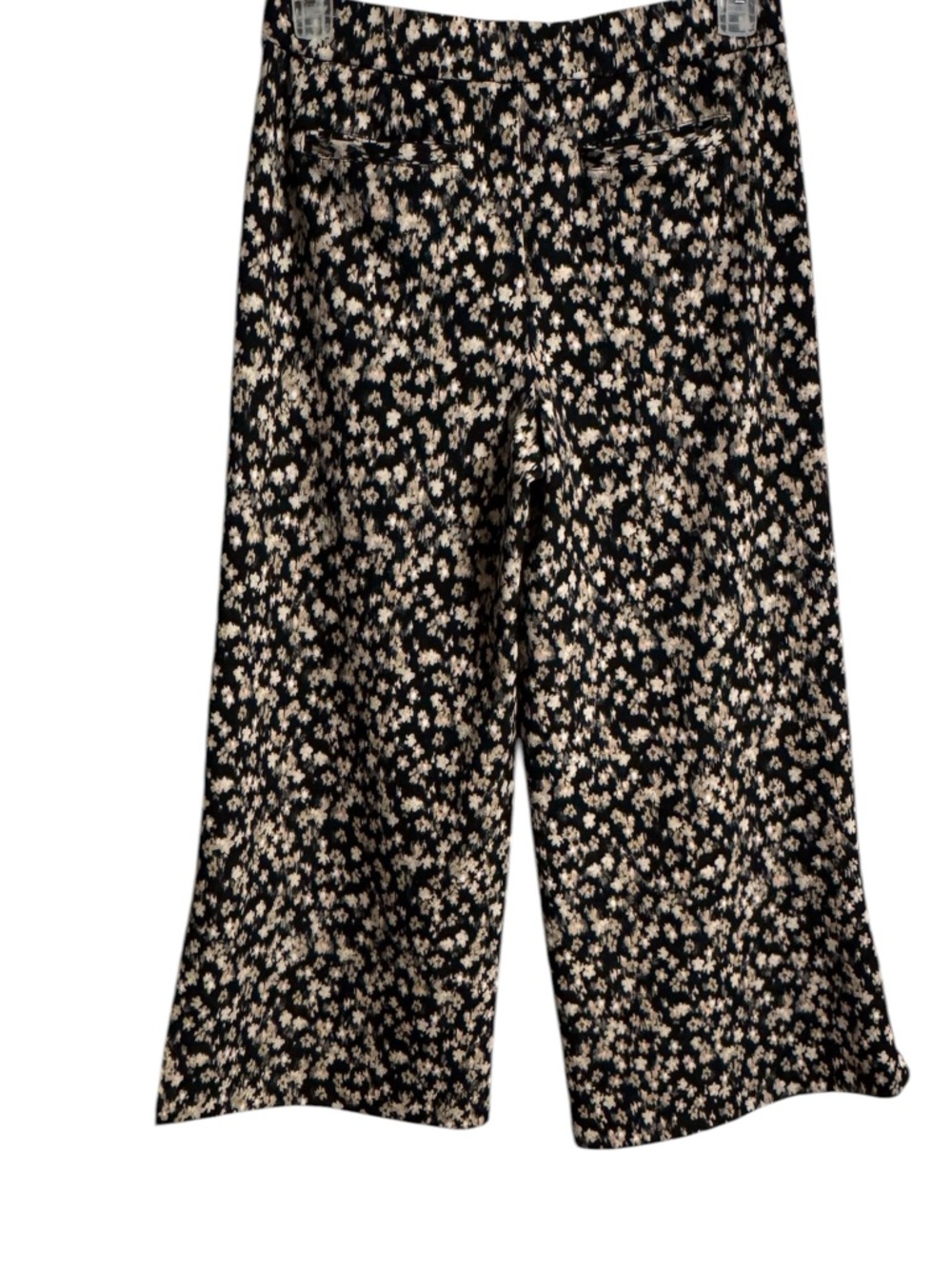 Isaac Mizrahi Black Floral Wide Leg Palazzo Pants    SMALL/MED        Bin  #10 - Picture 5 of 8